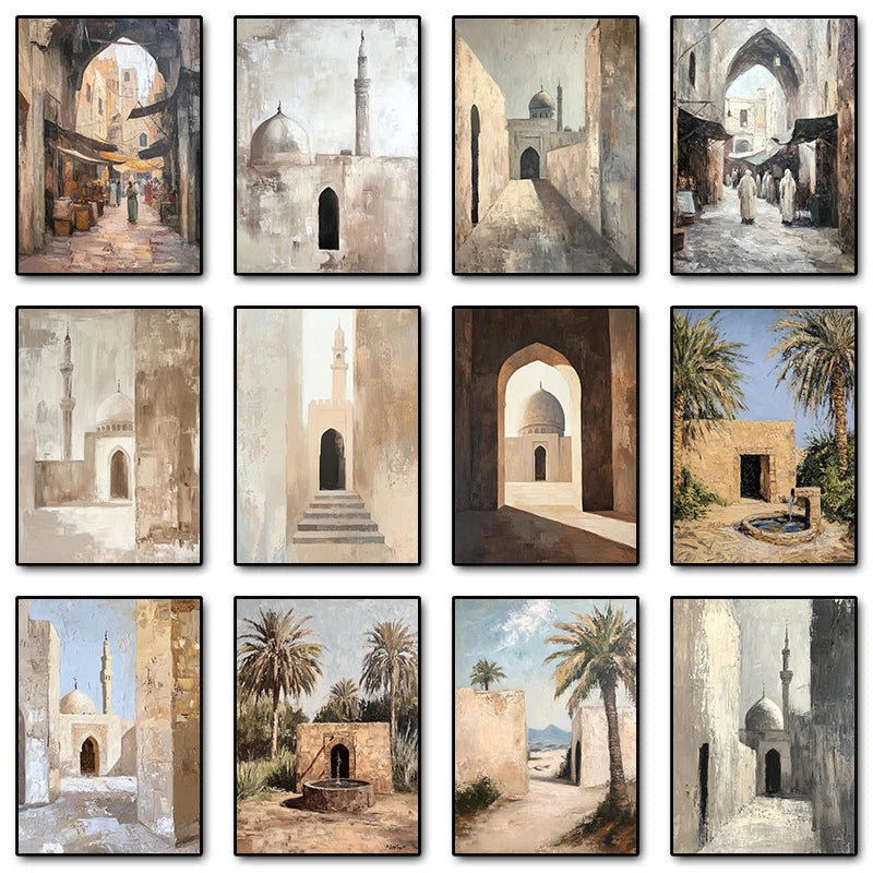 Mosque Islamic Architecture Archway Poster