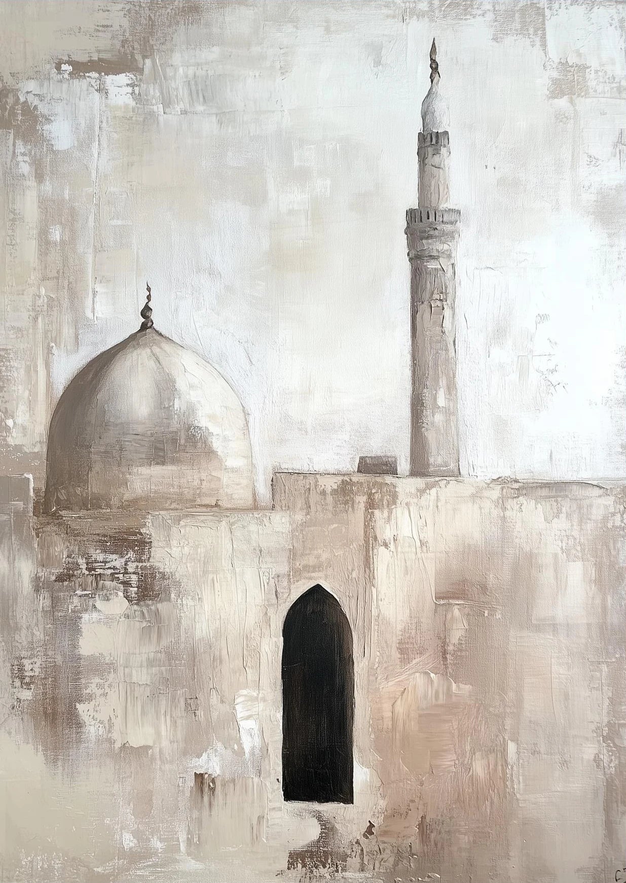 Mosque Islamic Architecture Archway Poster