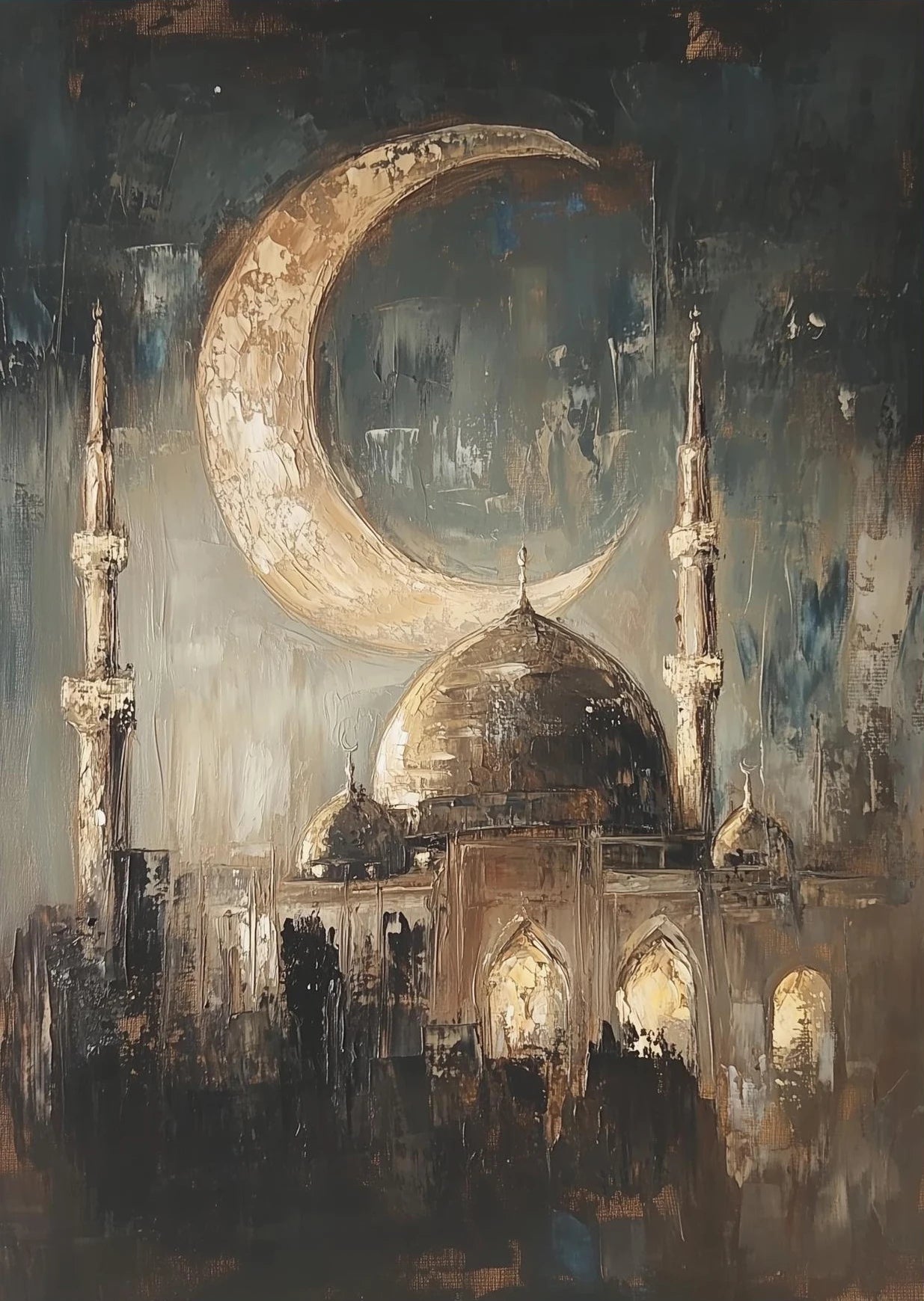 Mosque Islamic Architecture Archway Poster