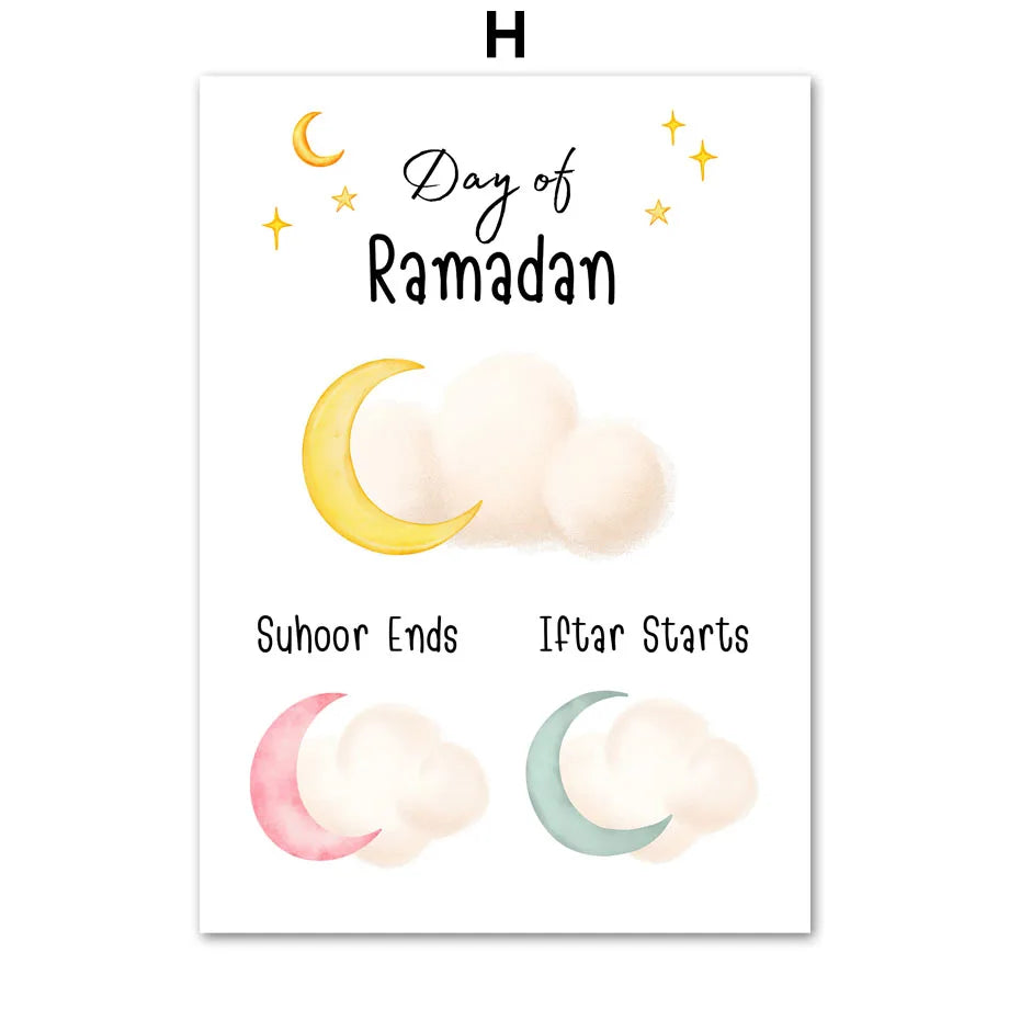 Children Islamic Quran Quotes posters